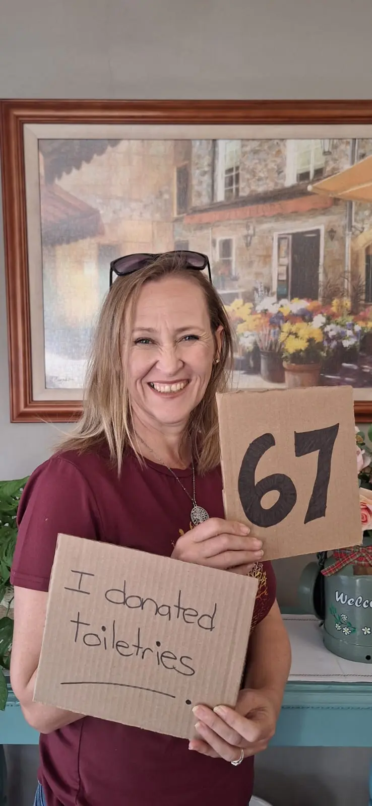 I donated toiletries — Mandela Day 2026